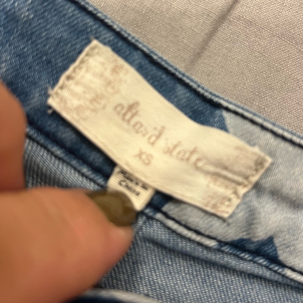 Altar’d State Star Denim Flares Size XS - like new! Americana - Picture 4 of 4